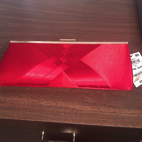 INC Red Purse - Picture 2 of 3